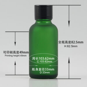 30ml green dropper bottle 