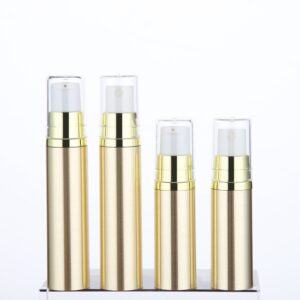 Gold 5ml 10ml refillable airless pump sprayer ZA01P