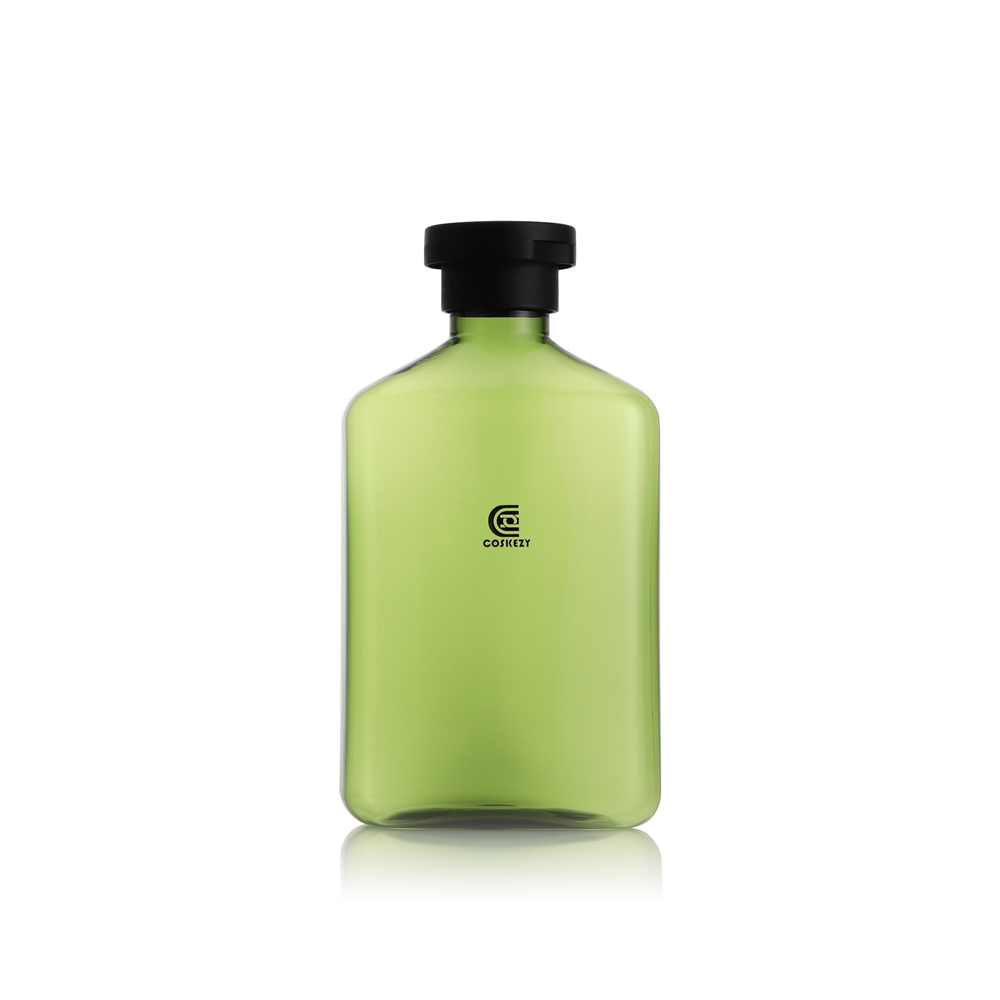 350ml Green PET Shampoo Containers Plastic Cosmetic Bottles - Imagen 5
