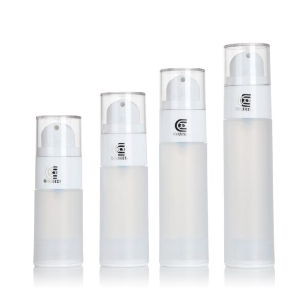 airless plastic lotion bottle