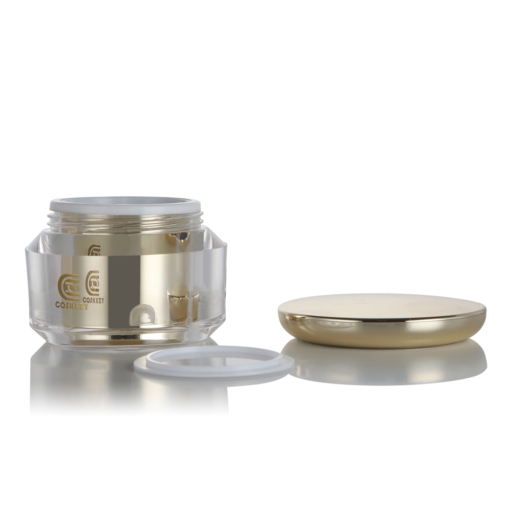 Luxury Plastic Gold Cream Containers For Sale