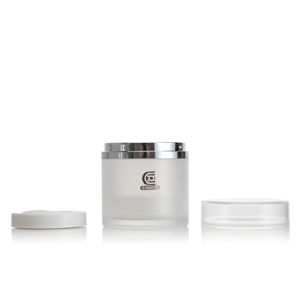 Double Layer Round Facial PETG Airless Cream Jars – Bild 3