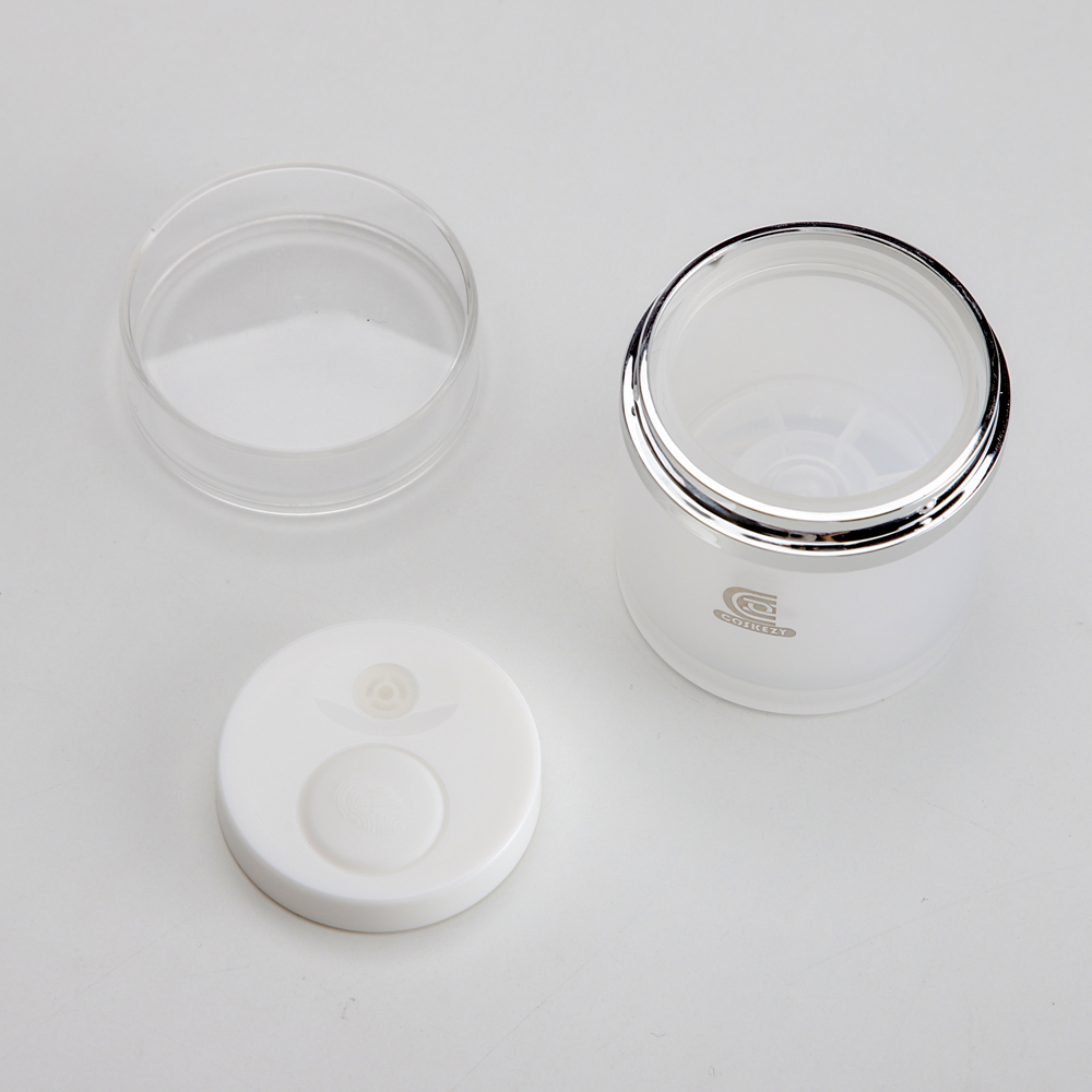 Double Layer Round Facial PETG Airless Cream Jars – Bild 5
