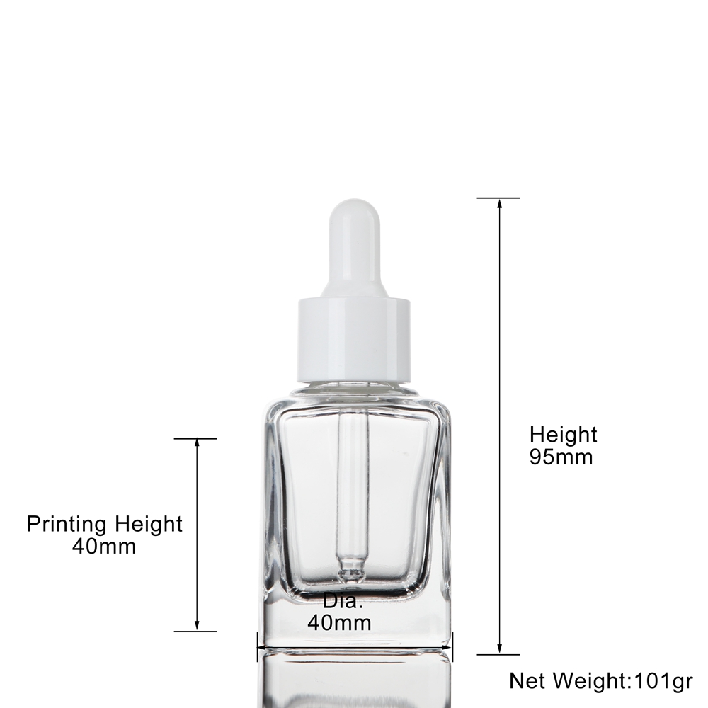 35ml clear glass bottle 