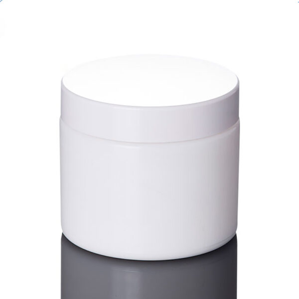 white porcelain cream jar