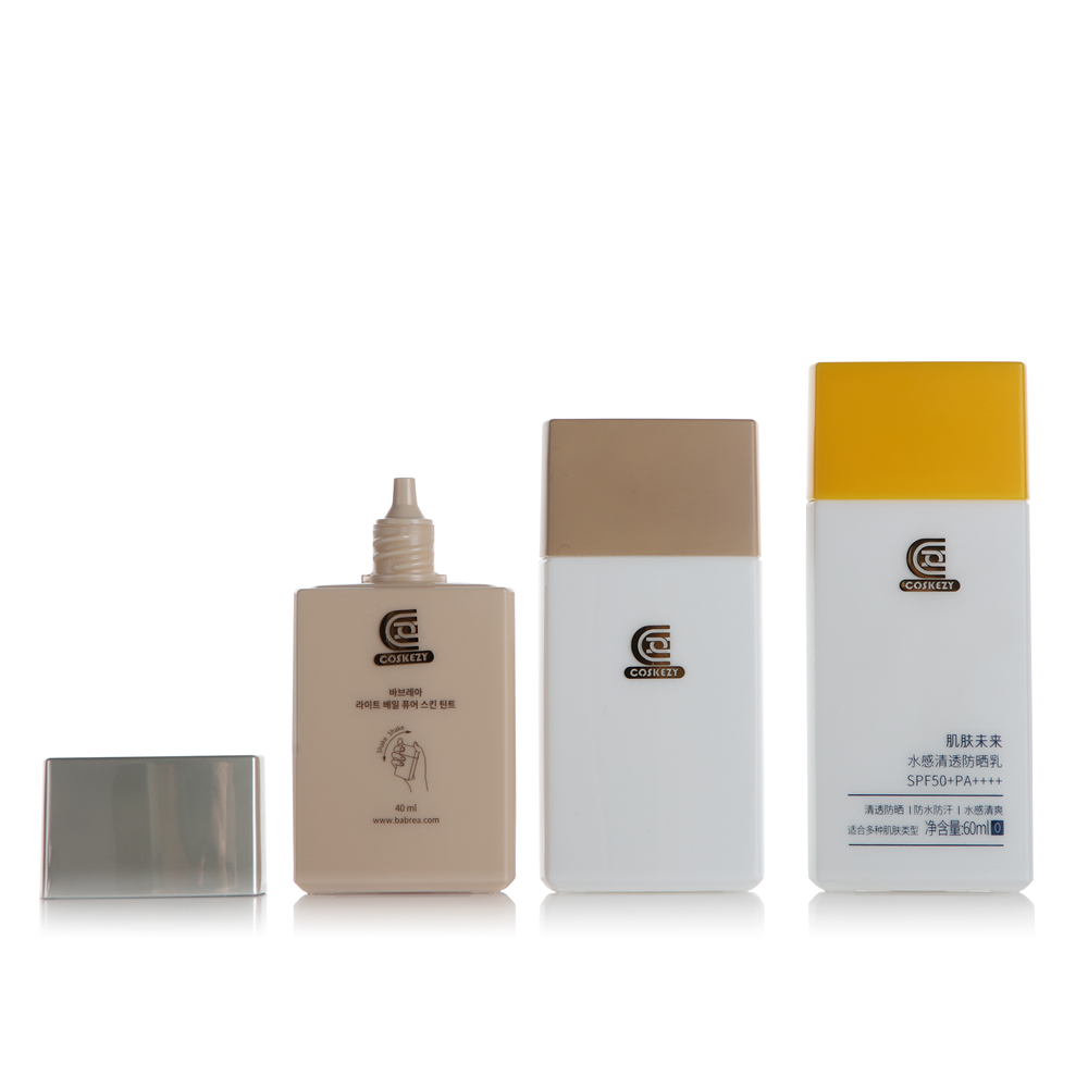 30ml 40ml 50ml 60ml Cubic Squeeze Plastic Tube Container – Image 3