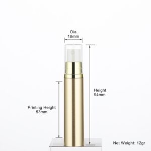10ml airless lotion bottle