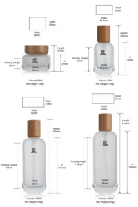 30ml 100ml 120ml cosmetic containers