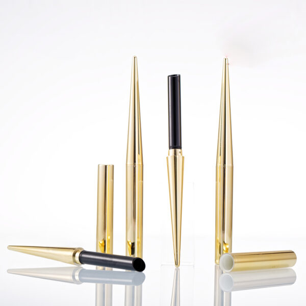 W11mm H12.6mm gold lipstick tube