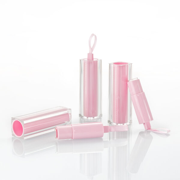 pink plastic tube