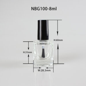 8ml glass nail bottle 