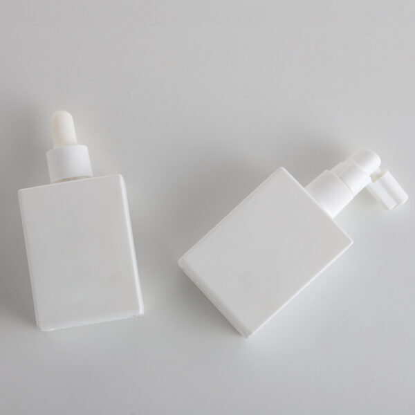square white bottle packaging