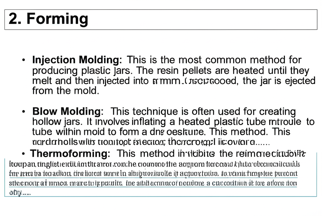 Plastic Jar Packaging