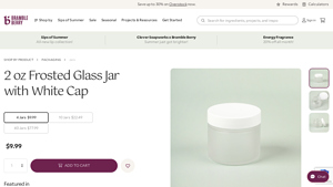 frosted glass jars