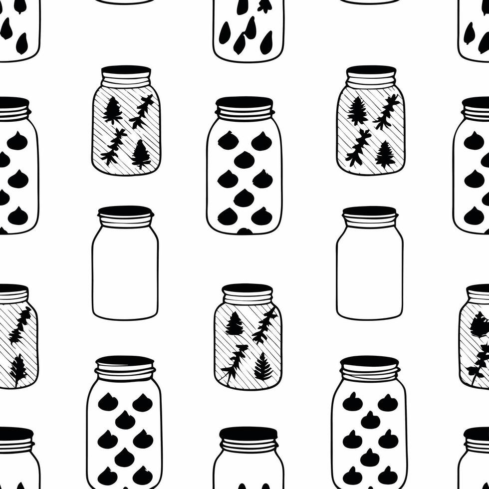 frosted glass jars
