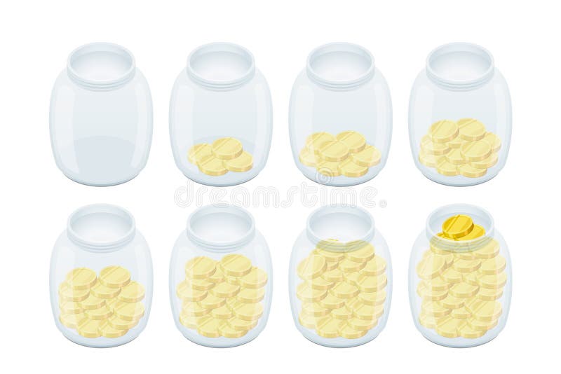 frosted glass jars