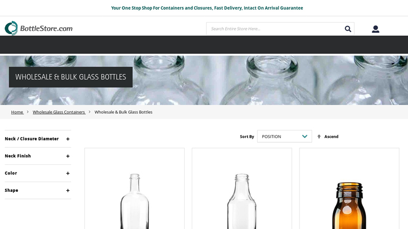 glass bottle