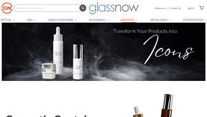 cosmetic glass jars