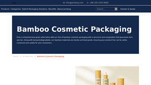 Sustainable Bamboo Cosmetic Packaging Solution