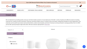 cream jars