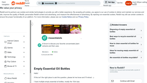 essential oil bottles