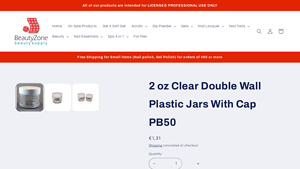 Double-wall Transprent PET Jar