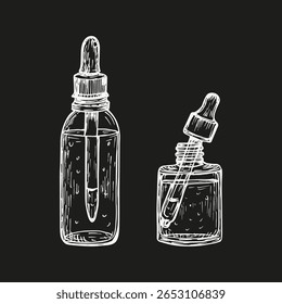 bottles with dropper