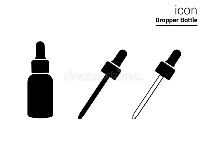 bottles with dropper
