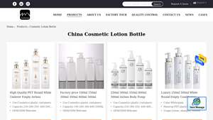250ml 350ml 500ml Plastic Lotion Pump Shampoo Bottles Packaging