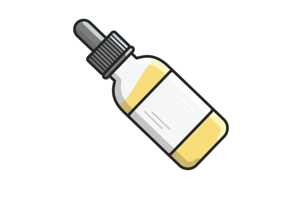 Cosmetic Glass Bottle with Dropper