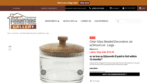 Glass Cream Jar with Wood Lid