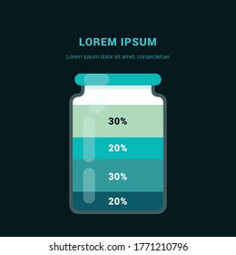Double Wall Glass Jar