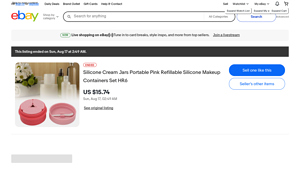 Elegant Multi-Functional Pink Cream Jar