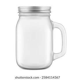 Elegant Round Glass Cosmetic Jar With Lid