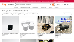 Premium Black Mini PP Cosmetic Jar