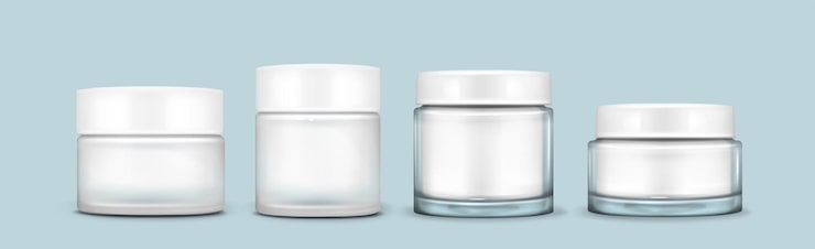Frosted Outer Cosmetic Jar