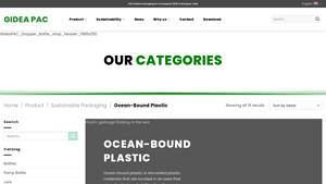Ocean Bound Plastic Round Cosmetic Jar