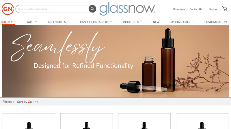Glass Dropper Bottles