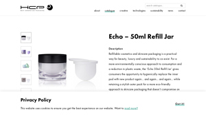 Eco-friendly Cosmetic Jar With Replaceable Inner Case