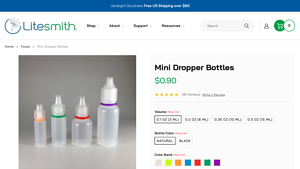 Plastic Dropper Bottles