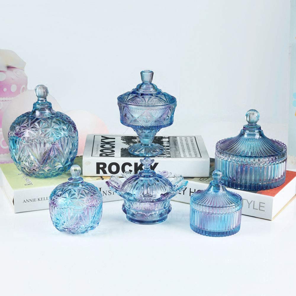 Luxury Diamond Shape Glass Jar