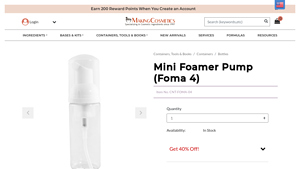 Foamer Pump Bottles with Overcap