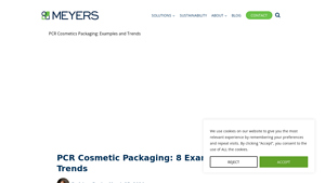 Novel Cosmetic Packaging Bottle