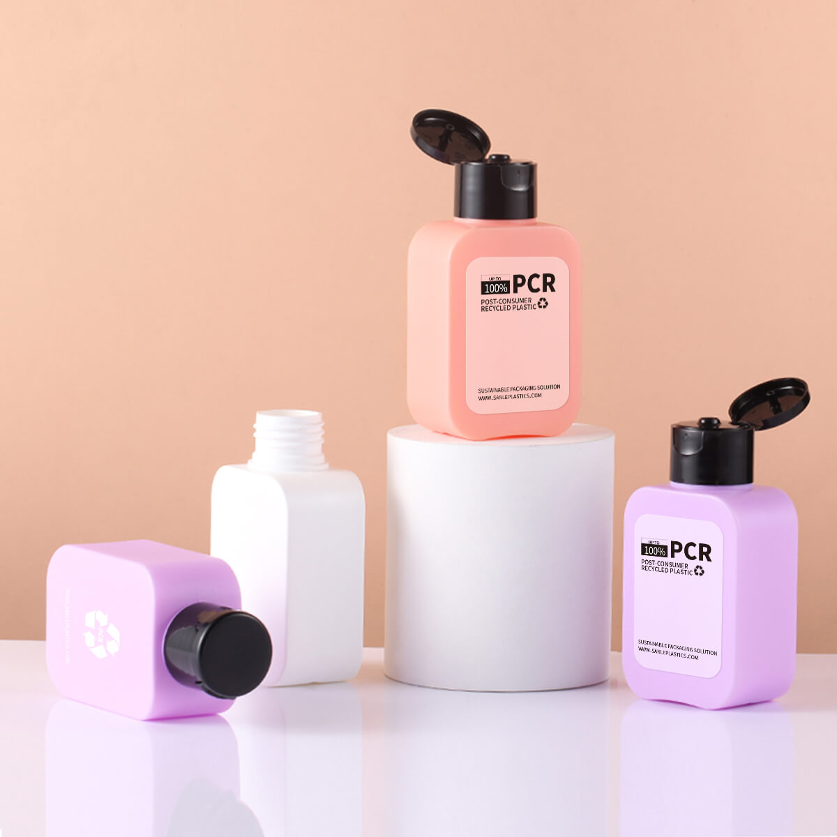 PCR Plastic Lotion Bottle with Pump