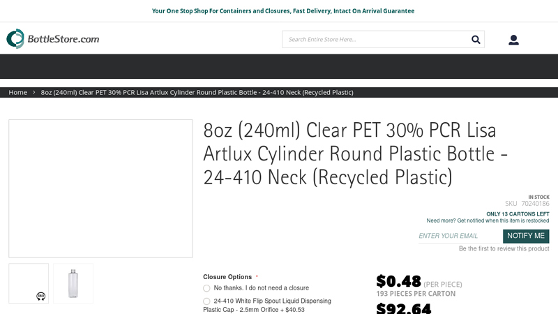 PET Cylinder Transparent Dropper Bottle