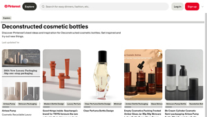 New Design Empty Plastic Cosmetic Bottle