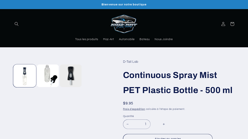 Plastic Bottle PET Continuous Spray Bottle