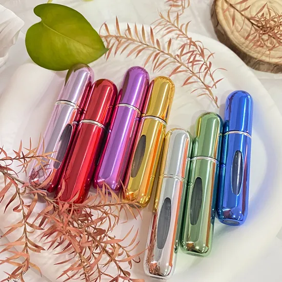 Portable Colored Empty Perfume Atomizer Glass Bottles