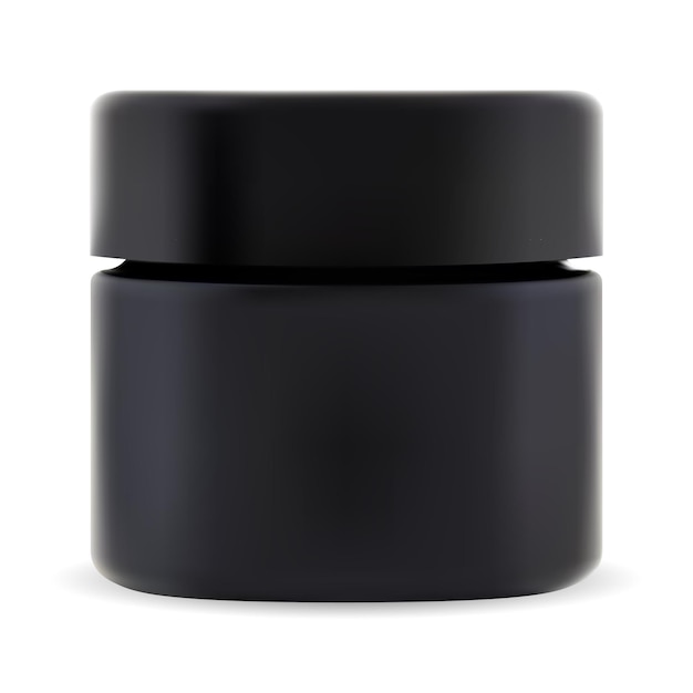 Premium Black Mini PP Cosmetic Jar