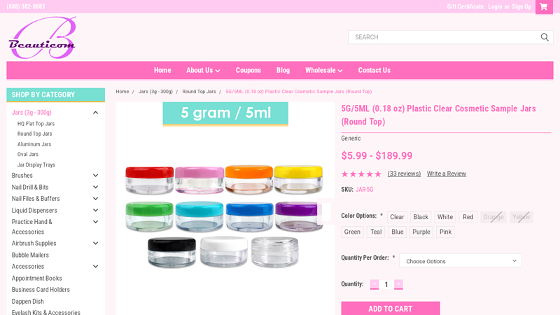 Premium Purple PLA Cosmetic Jar With Calcium Carbonate Inner Bowl